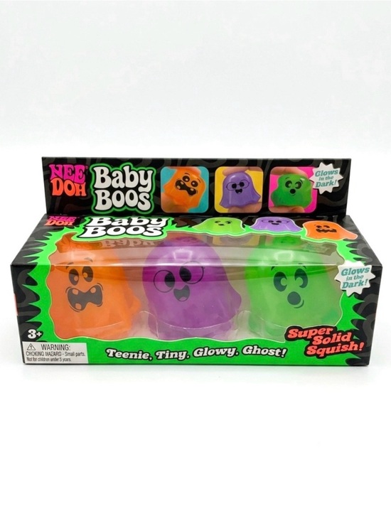 Other - NEE DOH Baby Boos Glow-In-The-Dark Ghosts - Orange, Purple, Green